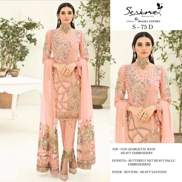 Serene S 75 Georgette Wear Designer Pakistani Salwar Kameez Collection